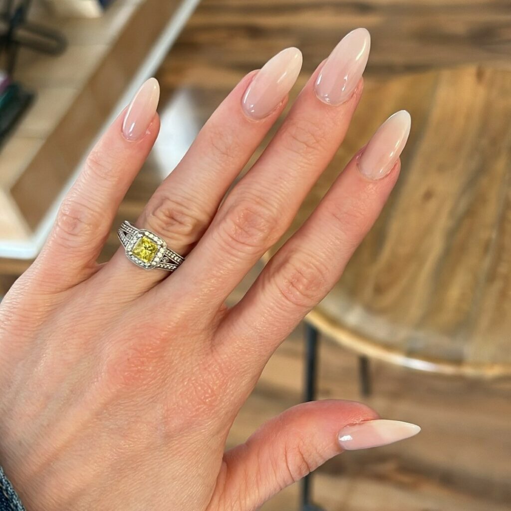 Relax with 20 Milk Bath Nail Designs in 2024 13 Purity Embodied in Clear Milk Bath Nails