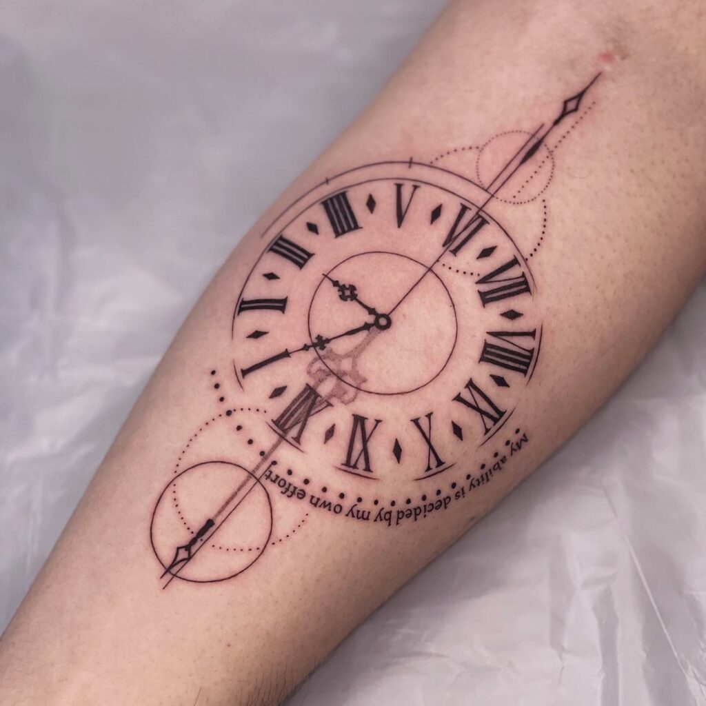 21+Clock Tattoo Ideas To Inspire You! 10 Clock Tattoo Ideas