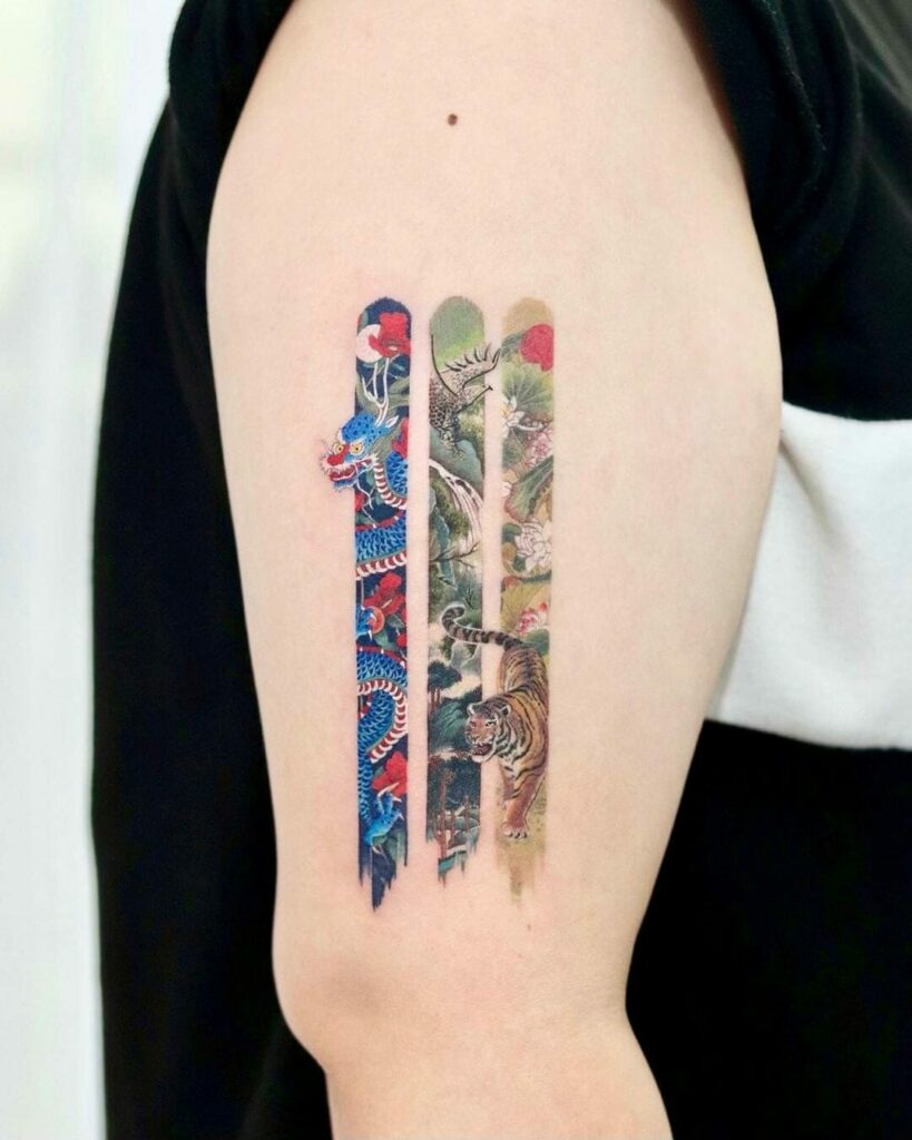 12+ Colored Dragon Tattoo Ideas To Inspire You! 10 Colored Dragon Tattoo
