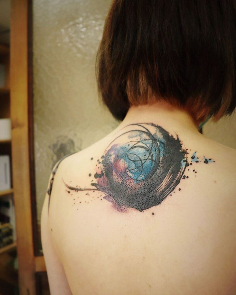 12+Zen Tattoo Ideas To Inspire You 20 Colorful Enso Tattoo