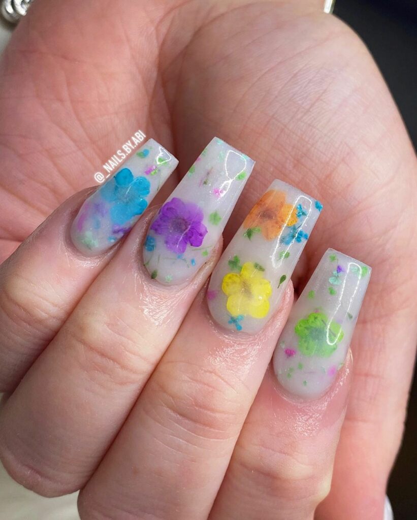 Relax with 20 Milk Bath Nail Designs in 2024 25 Colorful Milk Bath Nails