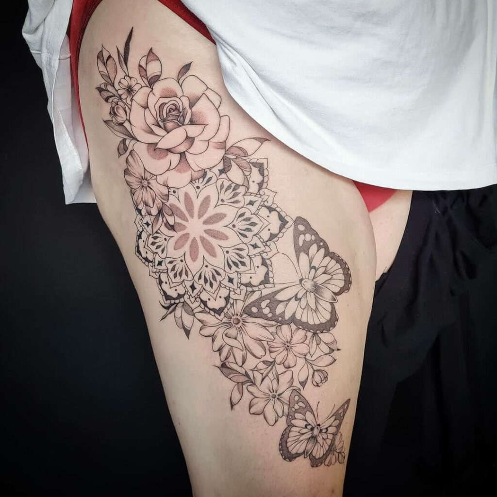 11+ Floral Mandala Tattoo Ideas That Will Blow Your Mind! 13 Coloured Mandala Designs