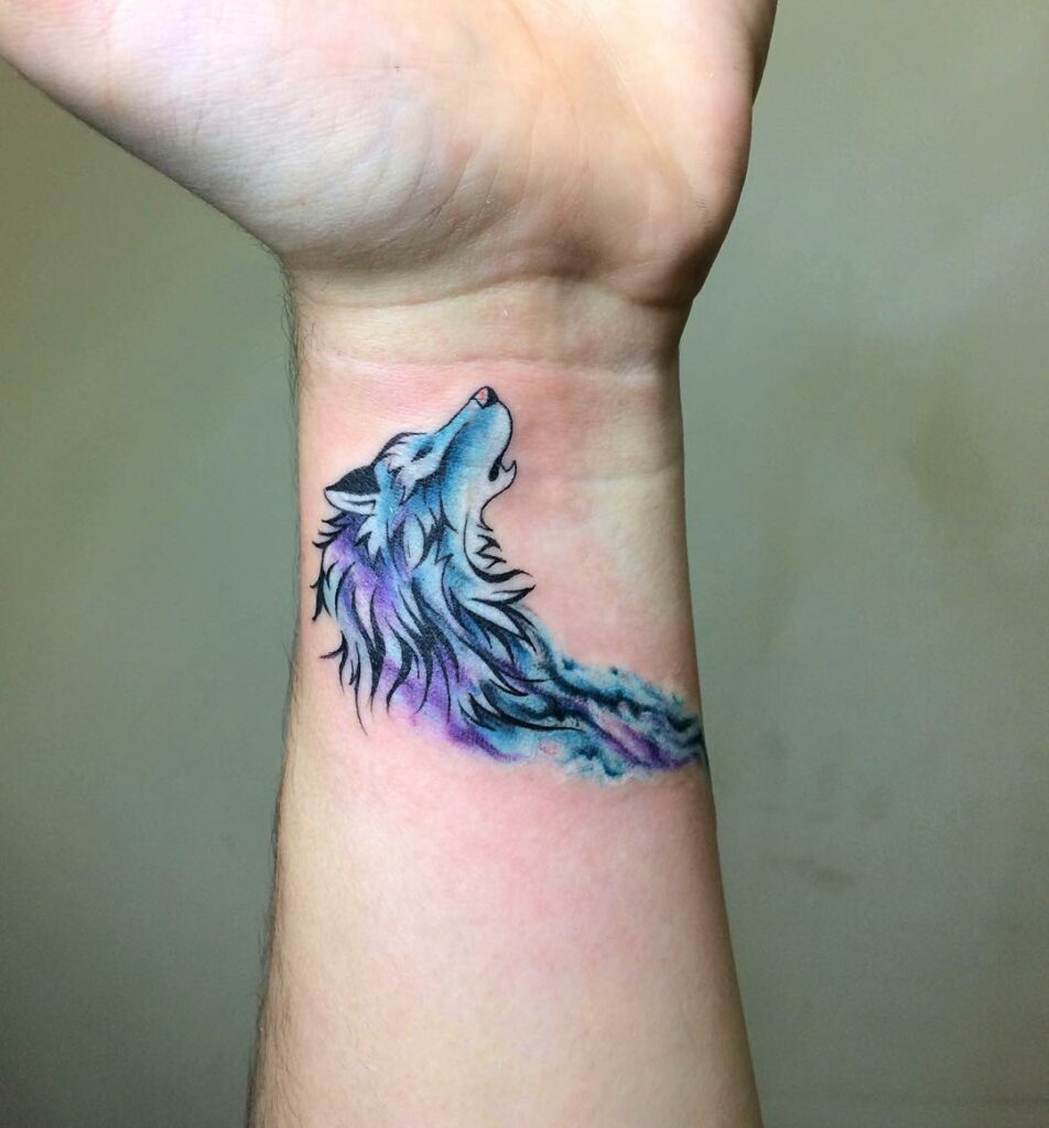 11+ Simple Tribal Wolf Tattoo Ideas That Will Blow Your Mind! 15 Colourful Lone Wolf Forearm Tattoo