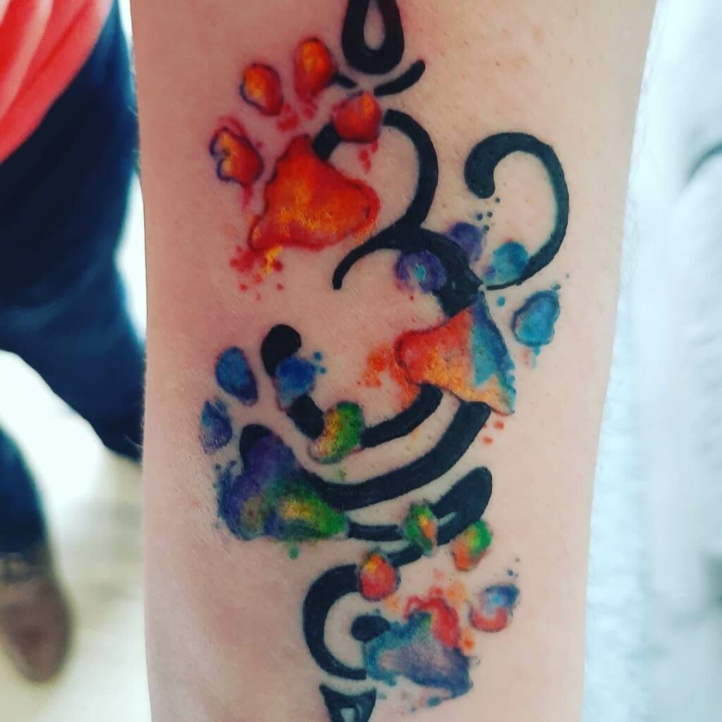 11+ Ashes Tattoo Ideas That Will Blow Your Mind! 14 Colourful Memorial Tattoo With Ashes In The Ink