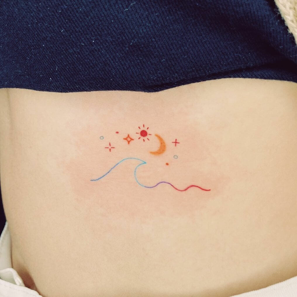 12+ Minimalist Star Tattoo Ideas To Inspire You! 16 Colourful Star Tattoos