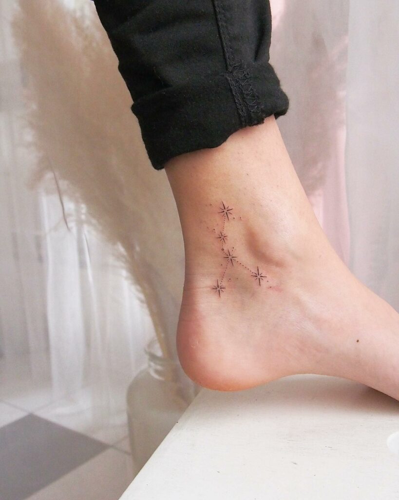 11+ Star Tattoo on Foot Ideas That Will Blow Your Mind! 19 Constellation Star Tattoo On Foot
