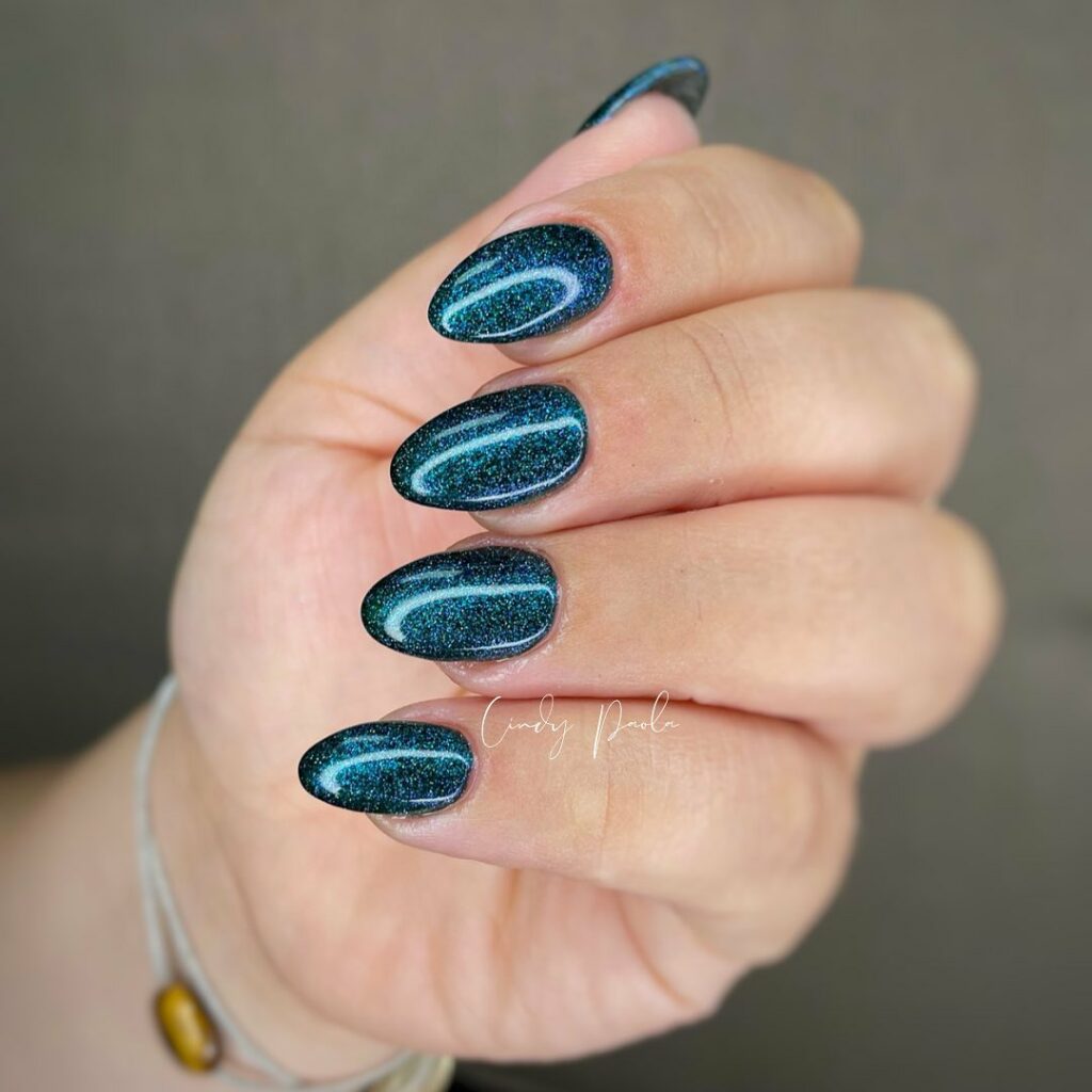 37 Latest Teal Nail Designs To Try In 2024! 38 Galactic Glam Cosmic Teal Nails