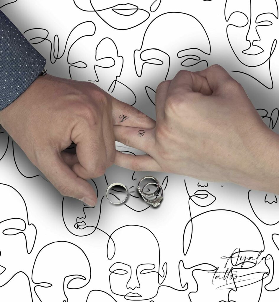 11+ Husband And Wife Tattoo Ideas That Will Blow Your Mind! 15 Couple Finger Tattoo