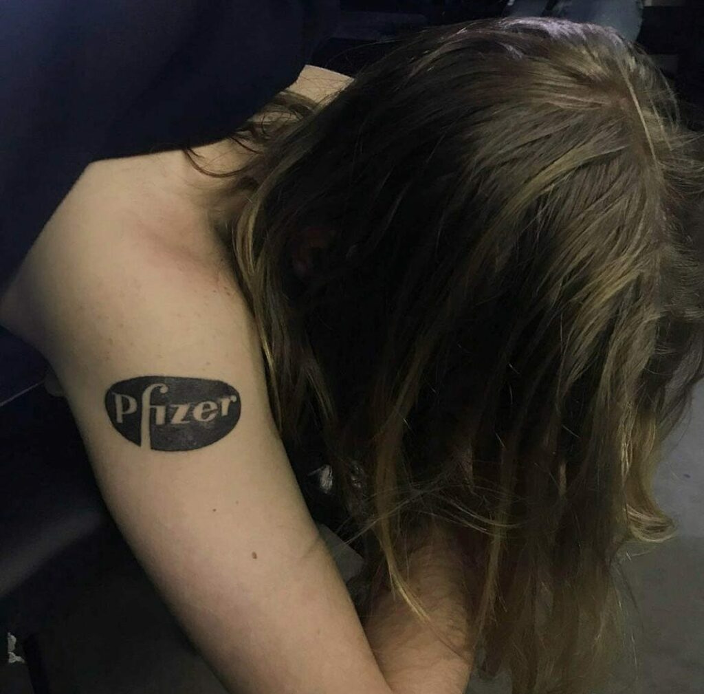 11+ Covid Tattoo Ideas That Will Blow Your Mind! 20 Covid Vaccine Tattoo Design