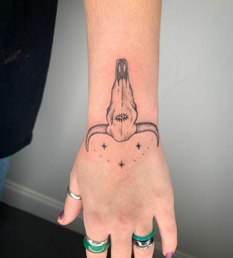 10+ Cow Skull Tattoo Ideas You'll Have To See To Believe! 10 Cow Skull Tattoo