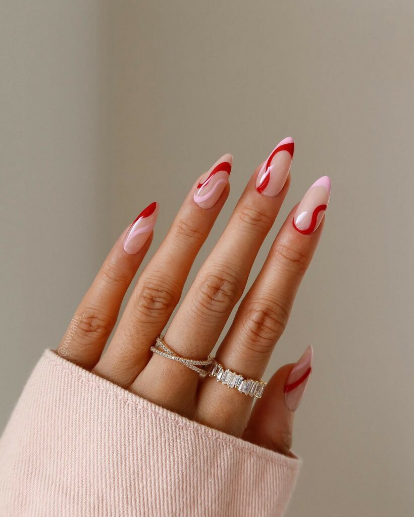 49 Latest Thanksgiving Nail Designs For 2024 53 Cranberry Swirls