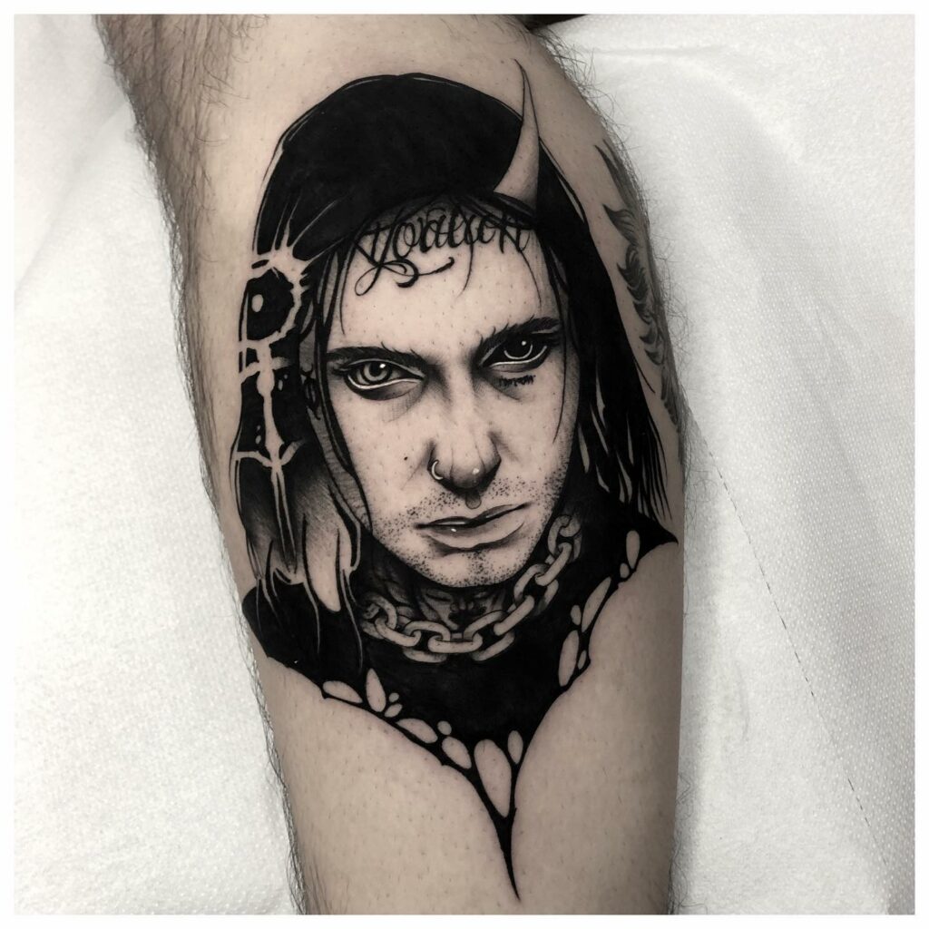 11+ Ghostemane Tattoo Ideas That Will Blow Your Mind! 12 Creative Portrait Ghostemane Tattoo