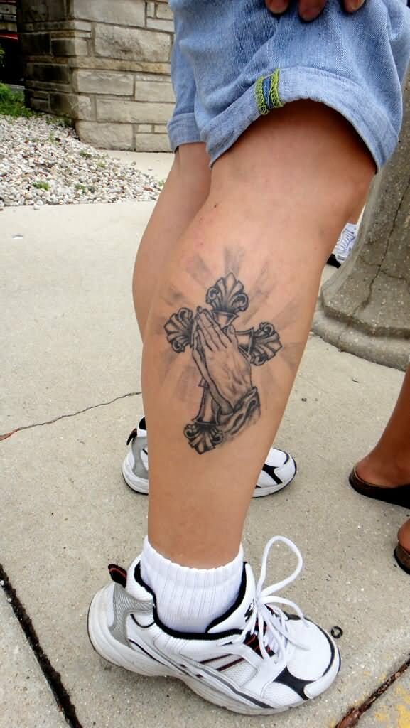 33 Latest Cross Tattoos To Inspire You In 2024! 37 Praying Hands