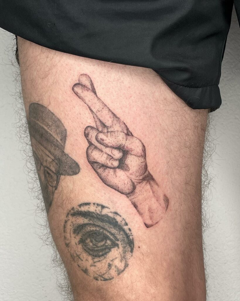 24 Latest Finger Tattoo Ideas To Try In 2024 26 Cross Tattoo On Finger