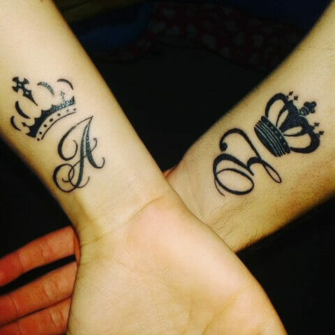 11+ Letter A Tattoo Ideas That Will Blow Your Mind! 18 Crowned A Tattoo