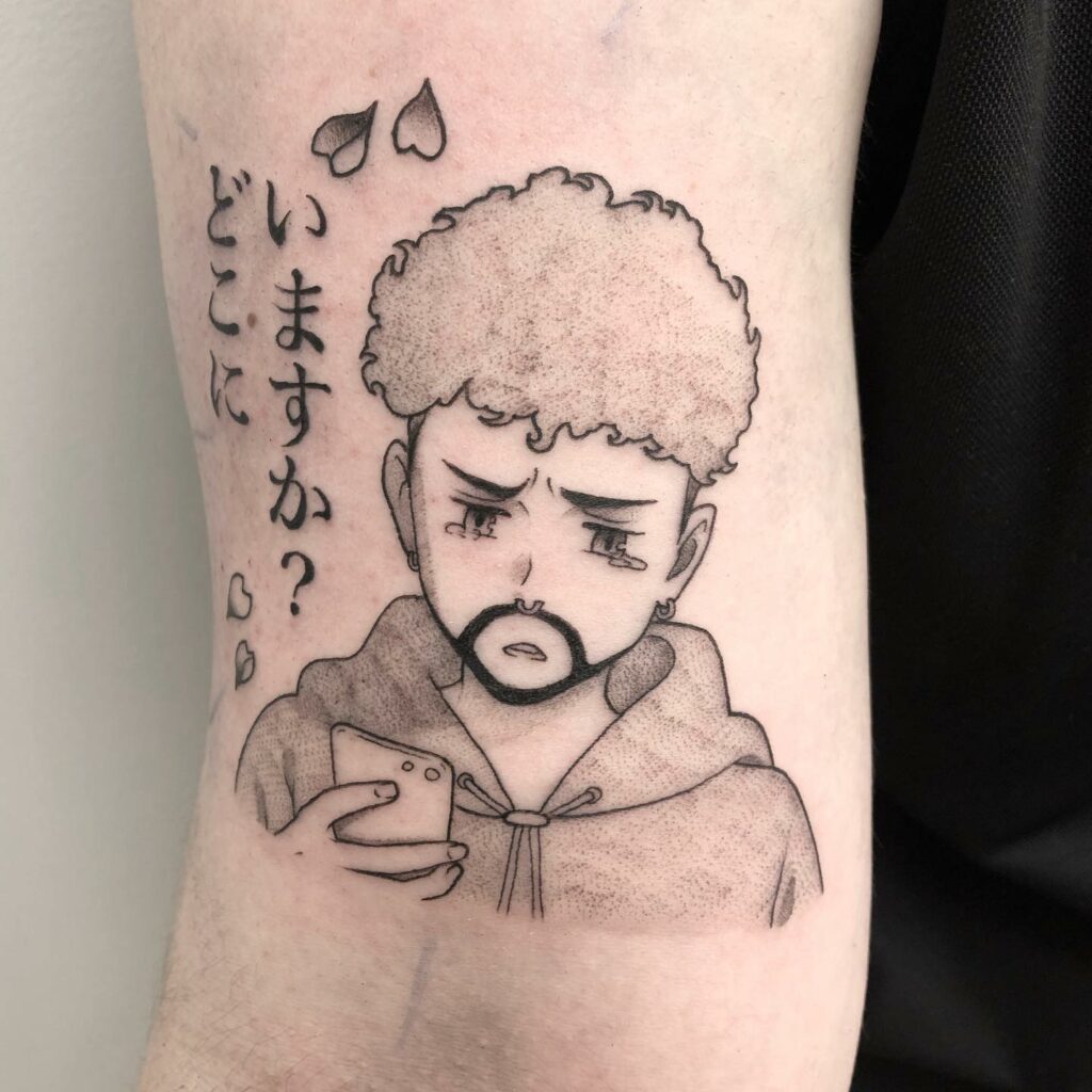 13+ Bad Bunny Tattoo Ideas To Inspire You! 11 Crying Bad Bunny Tattoo