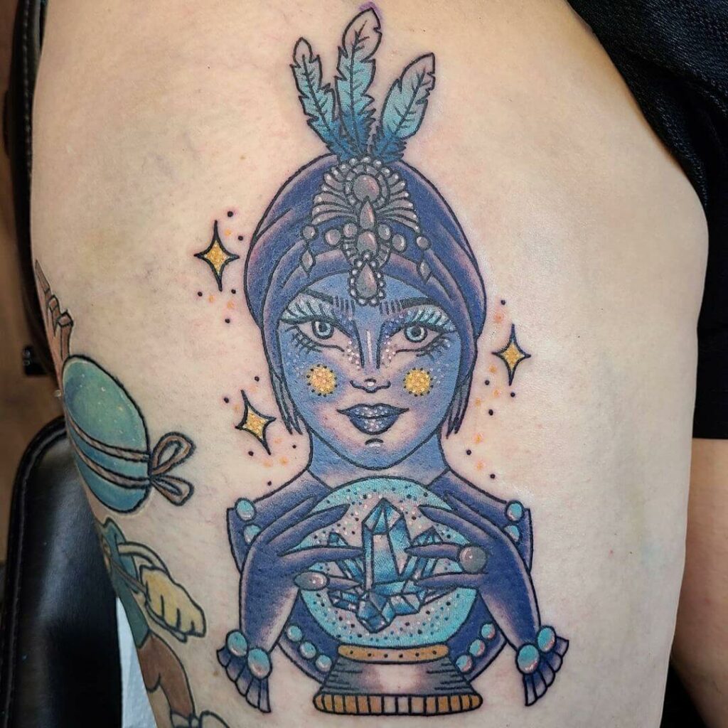 11+ Drag Race Tattoo Ideas That Will Blow Your Mind! 16 Crystal Tea Shade Drag Race Tattoo