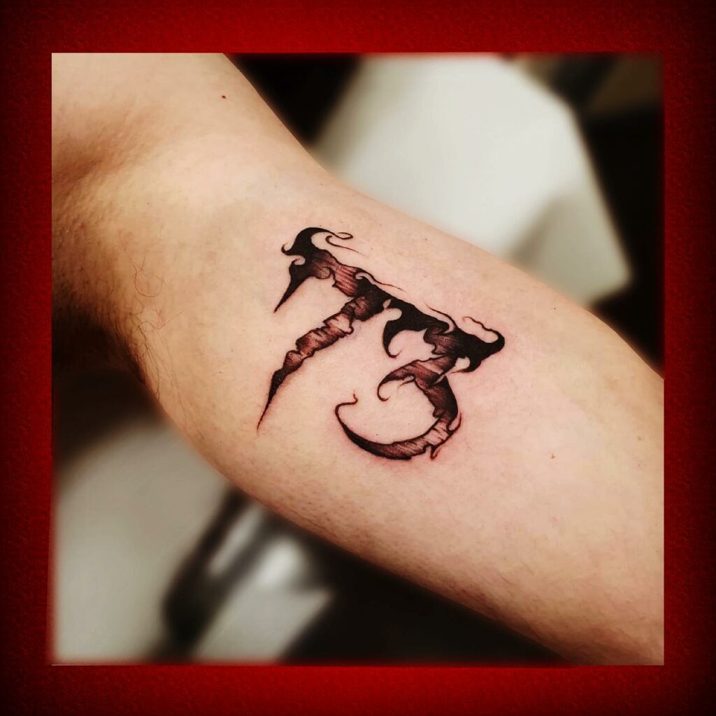 10+ Tattoo Fancy Number Fonts That Will Blow Your Mind! 15 Custom Font Tattoos