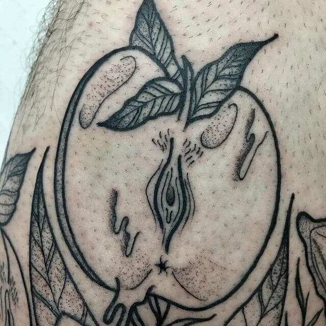 16 Latest Apple Tattoos To Inspire You In 2024! 21 Cut Apple Tattoo
