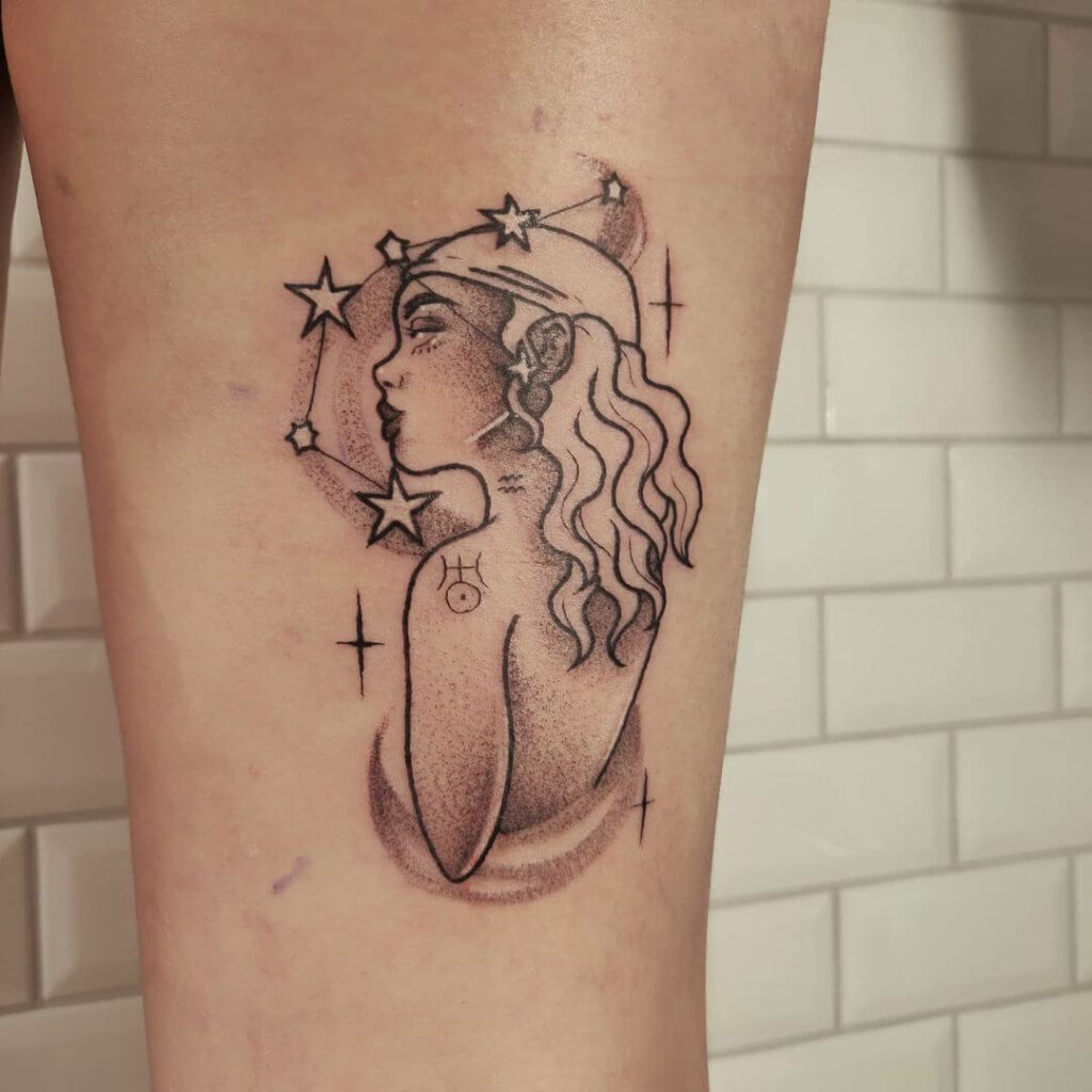 11 Latest Aquarius Constellation Tattoos To Inspire You In 2024! 17 Cute Aquarius Arm Tattoo Representing The Constellation And The Water-Bearer Mark