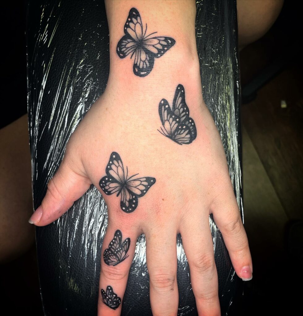 24 Latest Finger Tattoo Ideas To Try In 2024 24 Butterfly Finger Tattoo