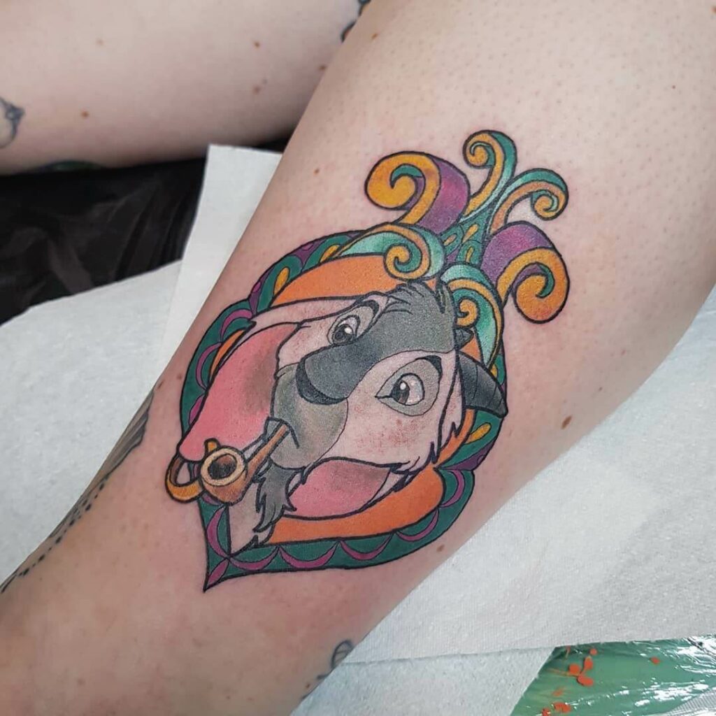 11+ Cute Goat Tattoo Ideas That Will Blow Your Mind! 11 Cute Cartoon Goat Head Tattoo