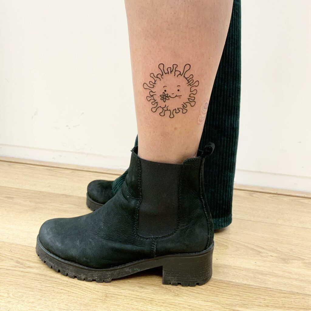 11+ Covid Tattoo Ideas That Will Blow Your Mind! 19 Cute Covid 19 Tattoo Design