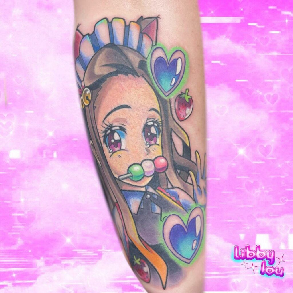 10+ Nezuko Tattoo Ideas That Will Blow Your Mind! 20 Cute Nezuko Tattoo Design with her cute Muzzle