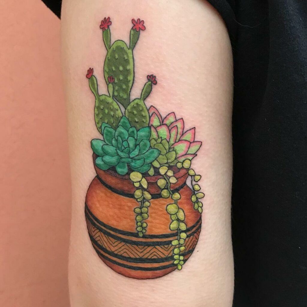 11+ Minimalist Succulent Tattoo Ideas That Will Blow Your Mind! 17 Cute Succulent Tattoo