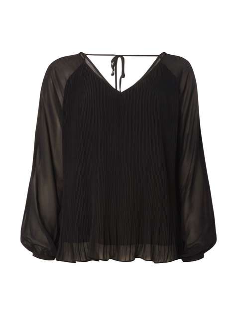 What To Wear With A Pencil Skirt 18 Black Pleated Blouse
