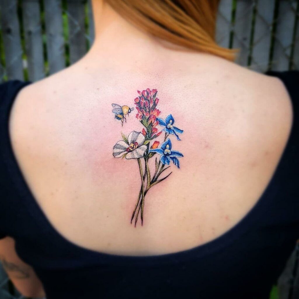 11+ Dainty Tattoo Ideas That Will Blow Your Mind! 15 Dainty Tattoo Of A Flower Bouquet