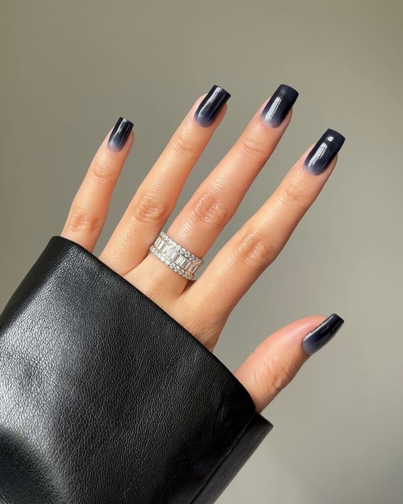 55 Latest Short Acrylic Nail Designs To Try In 2024! 28 Dark, Classy Nails
