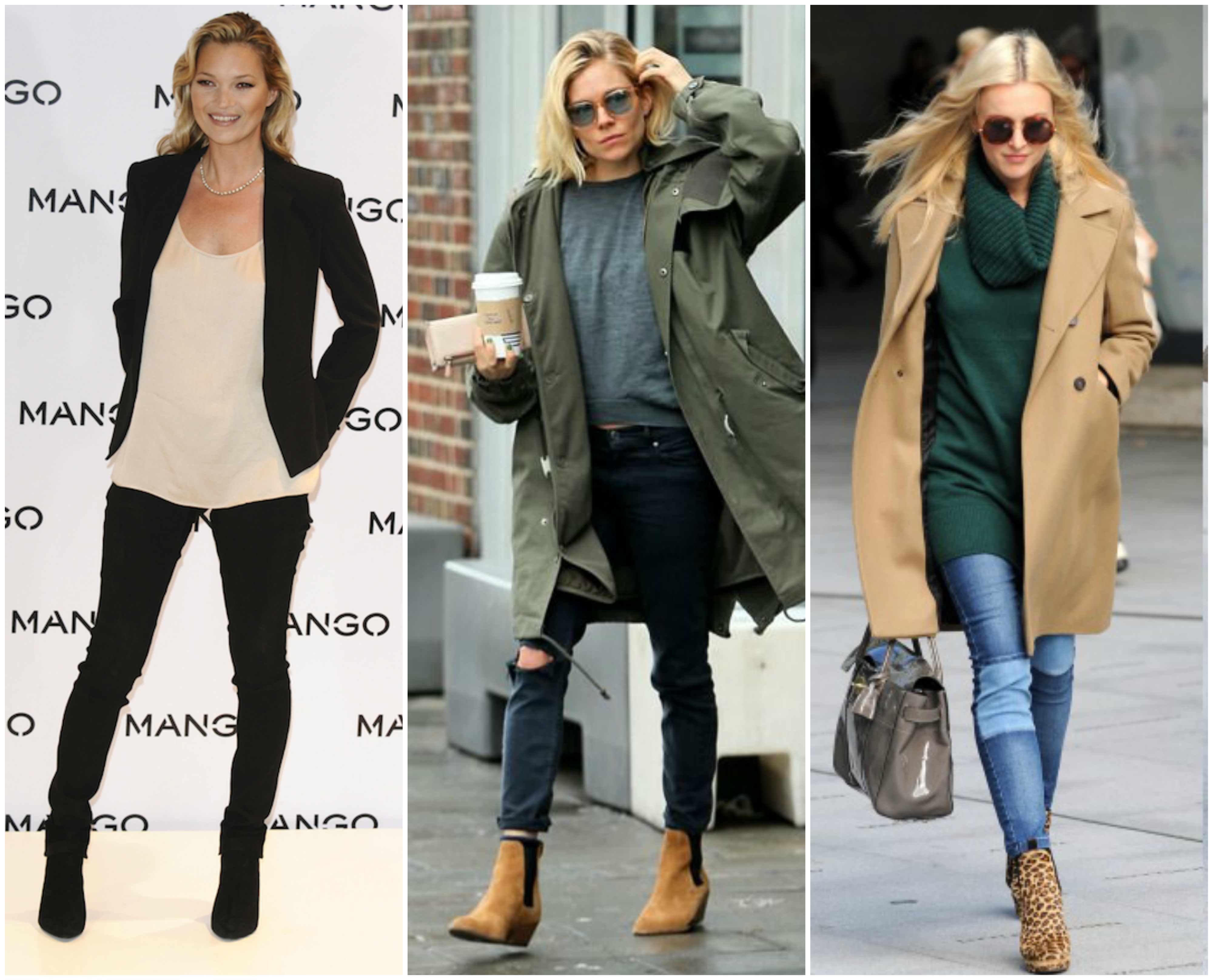 How to Wear Chelsea Boots 22 Kate Moss, Sienna Miller and Fearne Cotton demonstrate how to wear Chelsea boots during the day