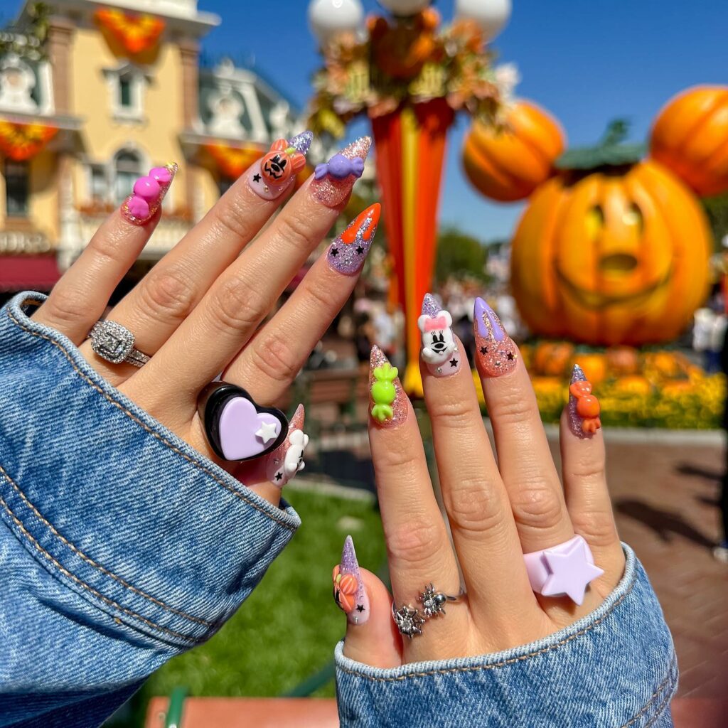 50 Latest Disney Nails Ideas To Try In 2024! 52 Dazzling Disney Delights Nails