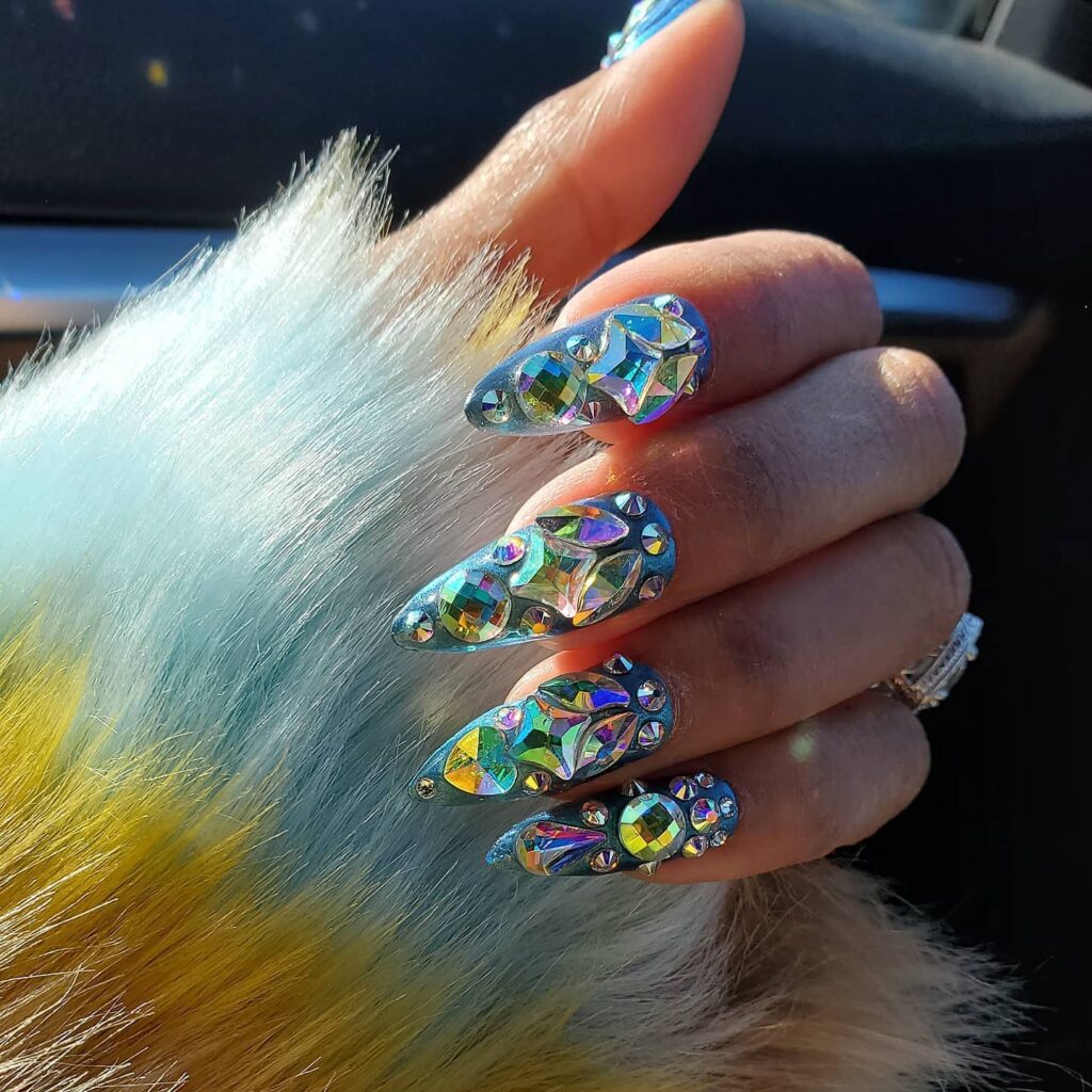 25 Latest Frozen Nail Designs To Try In 2024! 29 Dazzling Frozen Fantasy Nails