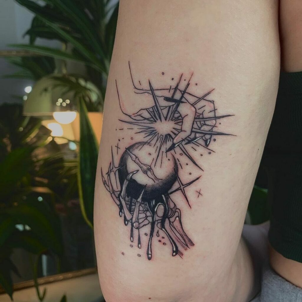 34 Hand Skeleton Tattoo Designs for 2024 24 Death Competing Tattoo