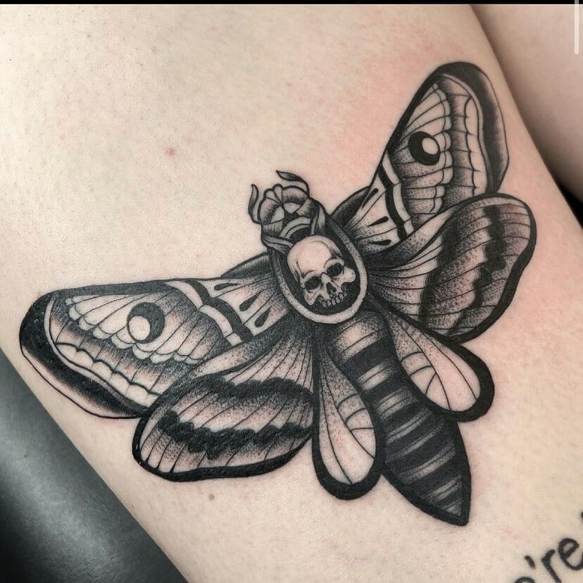 12+ Death Moth Tattoo Ideas To Inspire You! 10 Death Moth Tattoo