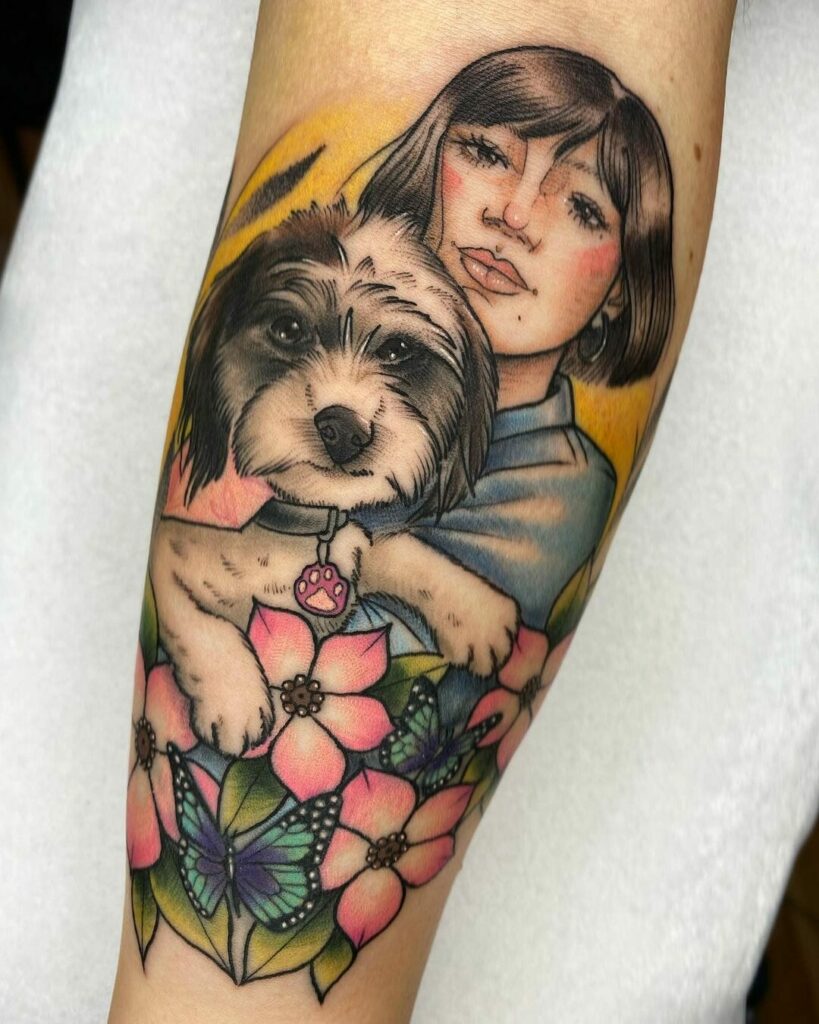 11+ Background Tattoo Shading Ideas To Inspire You! 20 Dedication Piece With Simple Background Shading