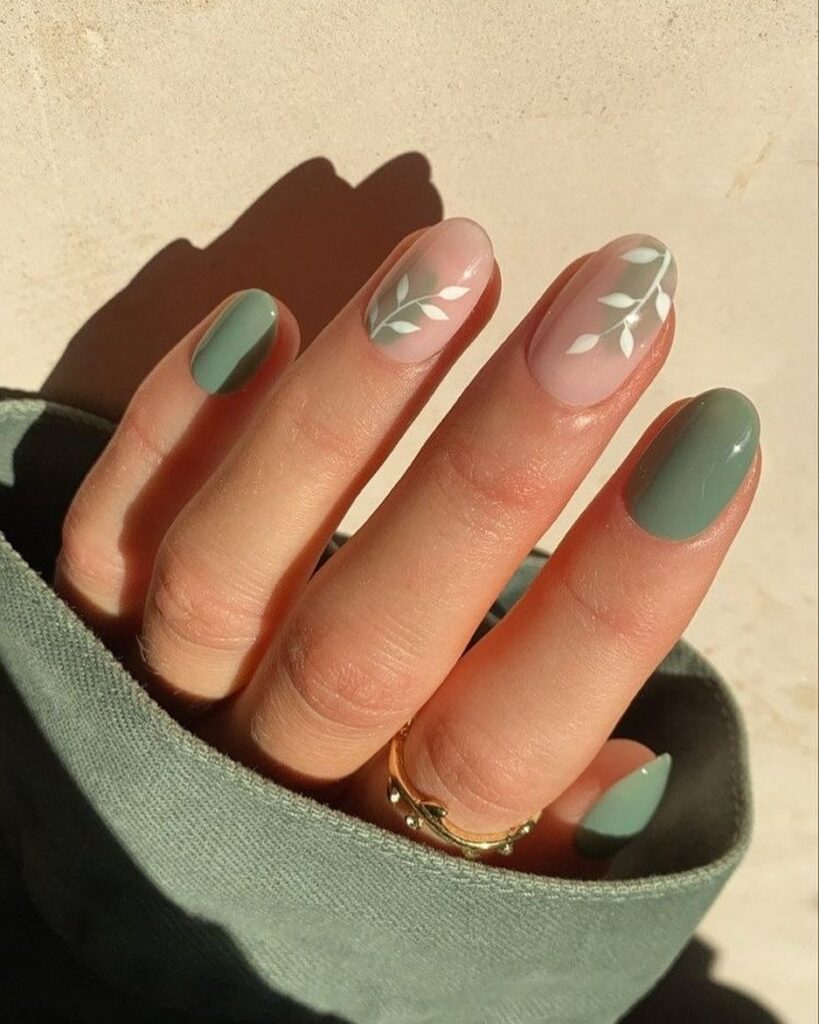Discover 36 Sage Green Nail Designs To Try in 2024 38 Deep Sage Green Nails