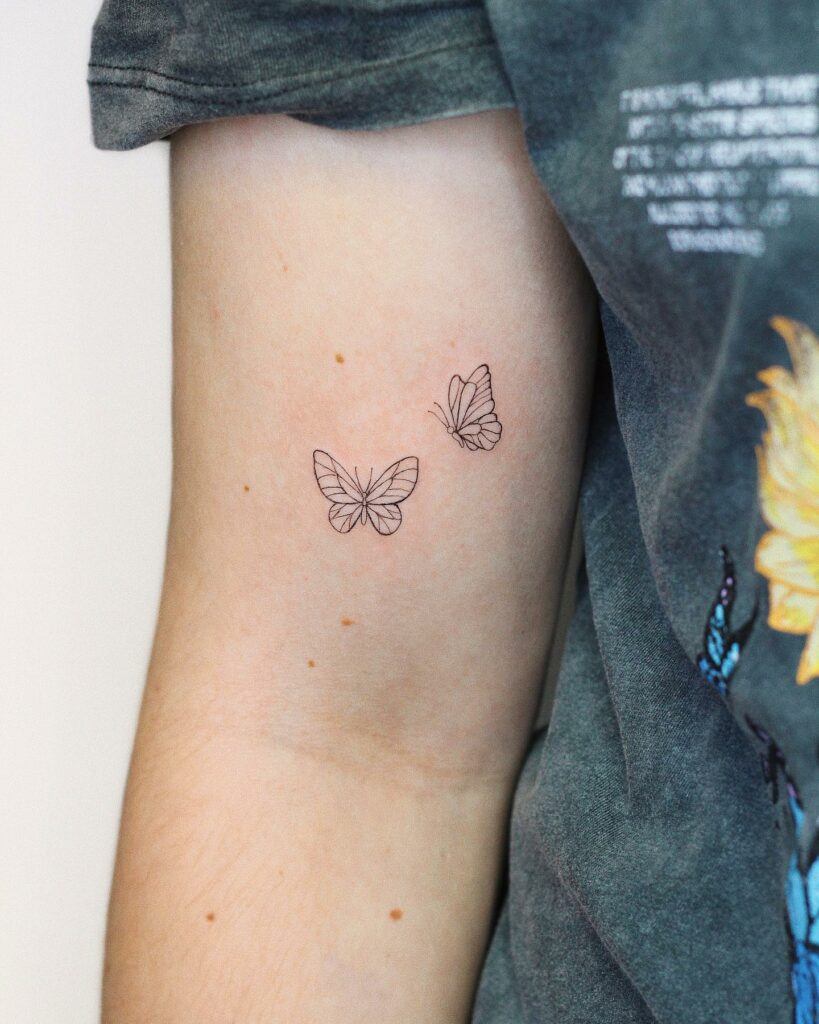 11+ Delicate Tattoo Ideas That Will Blow Your Mind! 12 Delicate Butterfly Tattoos