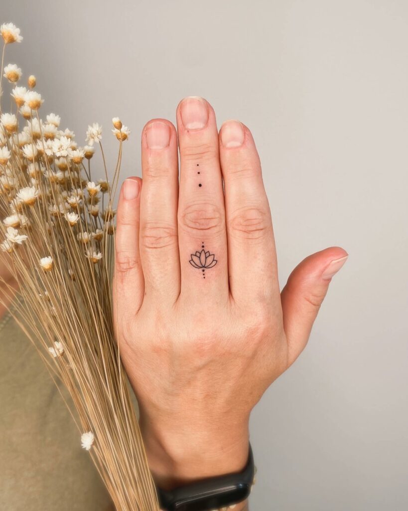 11+ Delicate Tattoo Ideas That Will Blow Your Mind! 15 Delicate Flower Tattoo For Fingers