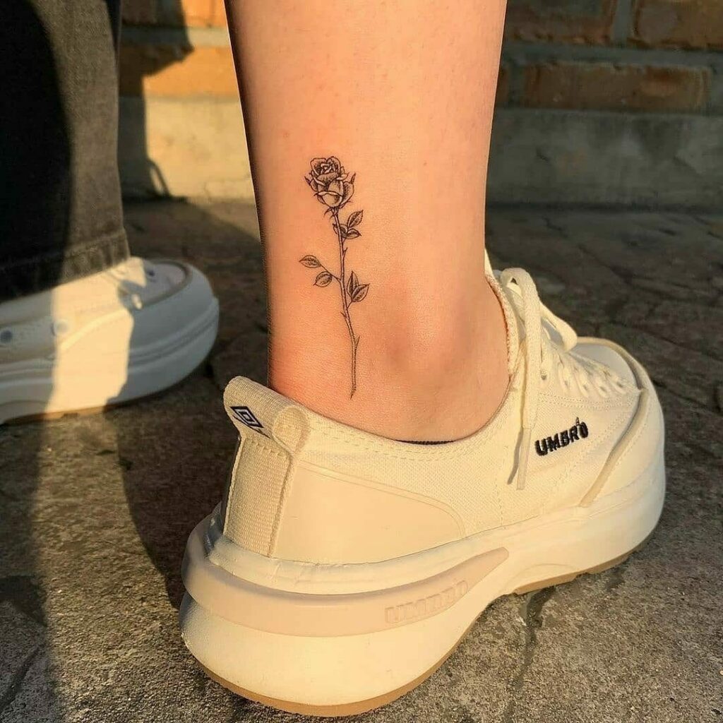 11+ Black And White Rose Tattoo Ideas That Will Blow Your Mind! 17 Delicate Small Rose Tattoos