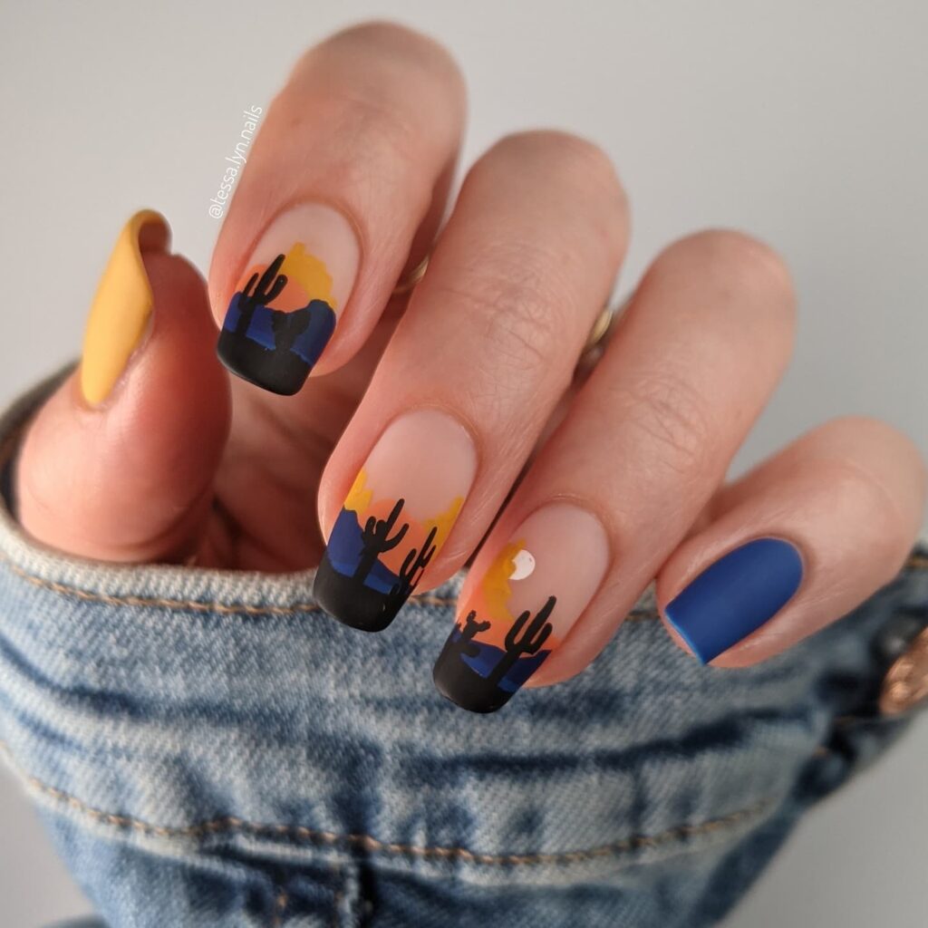 Get Playful with 40 Jelly Nail Designs for 2024 36 Desert Dunes