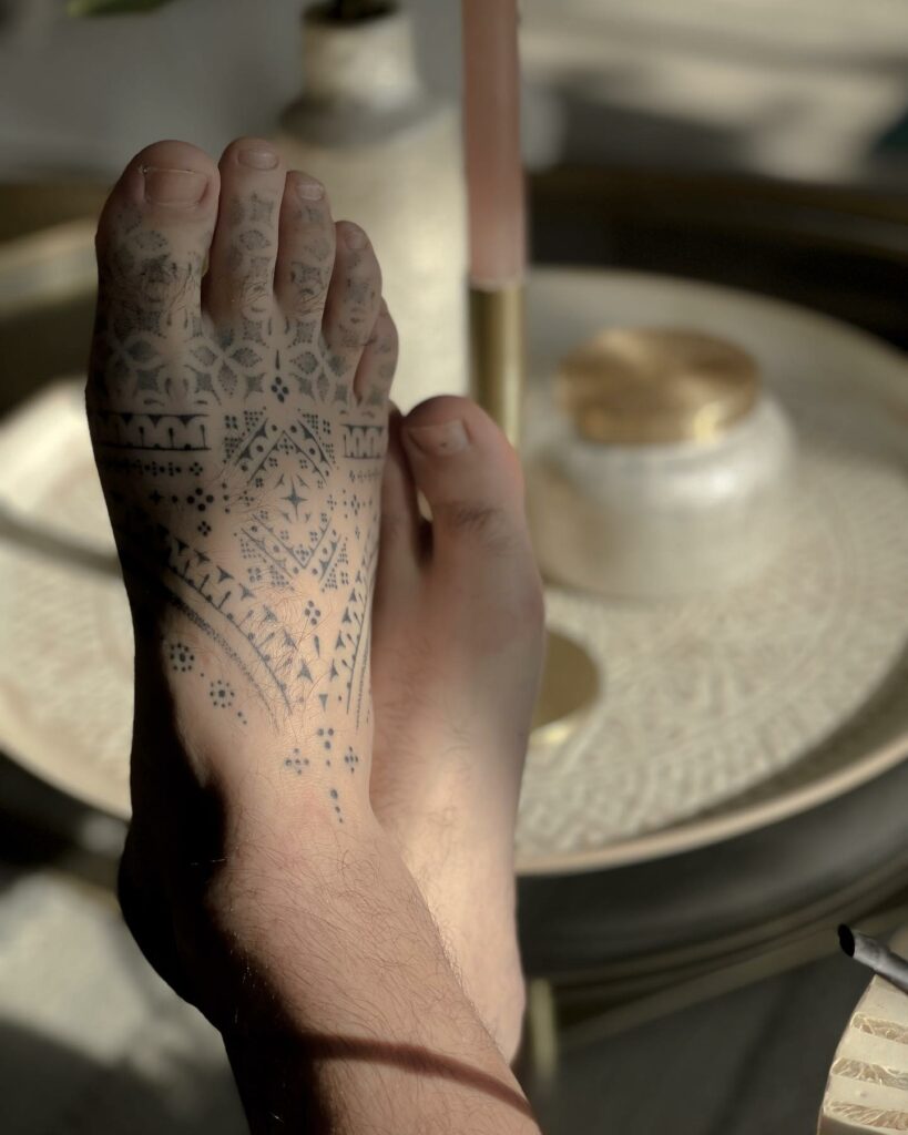 11+ Tattoo On Side Of Foot Designs That Will Blow Your Mind! 17 Detailed Design Foot Tattoo