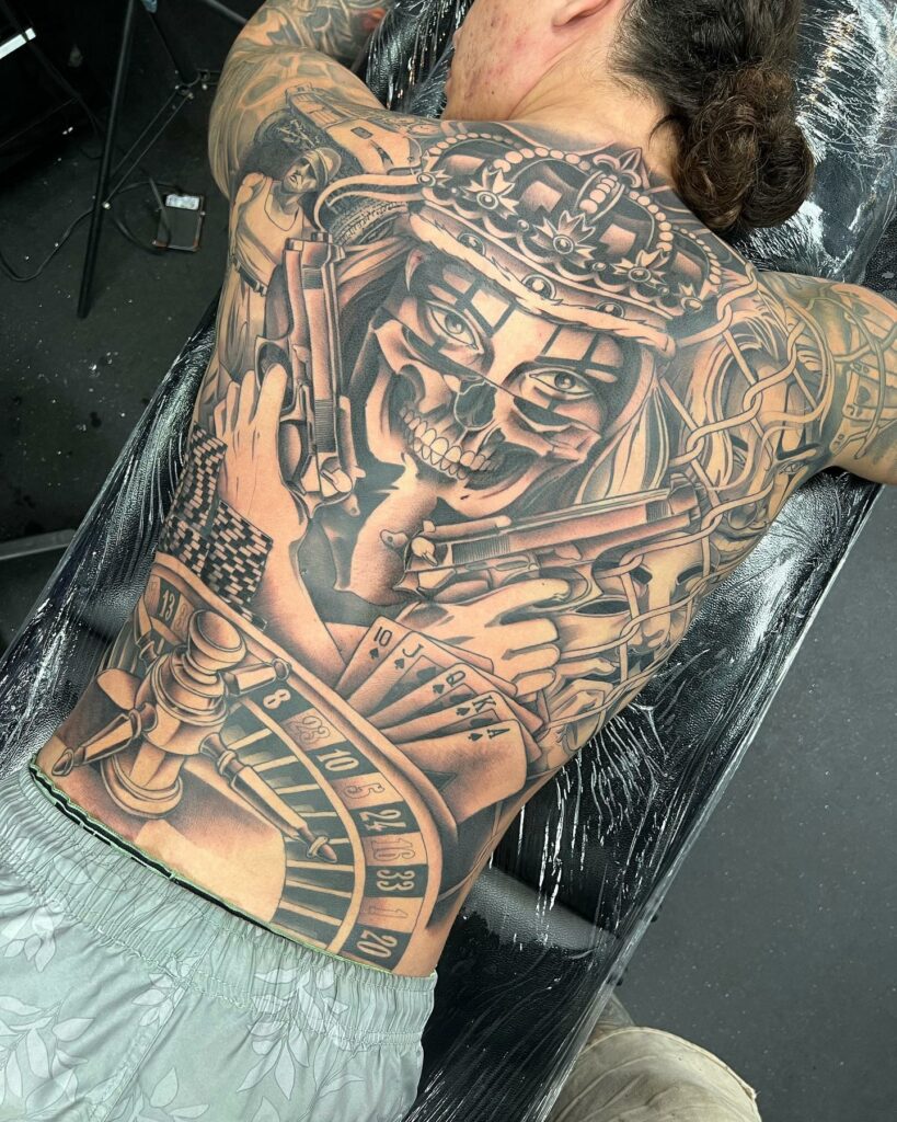 10+ Gambling Tattoo Ideas That Will Blow Your Mind! 13 Detailed Gambling Tattoo Categories For Full Back