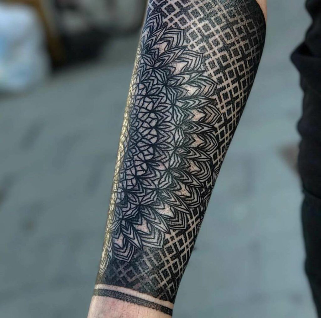 12+ Geometric Half Sleeve Tattoo Ideas To Inspire You! 13 Detailed Geometric Half Sleeve Tattoo