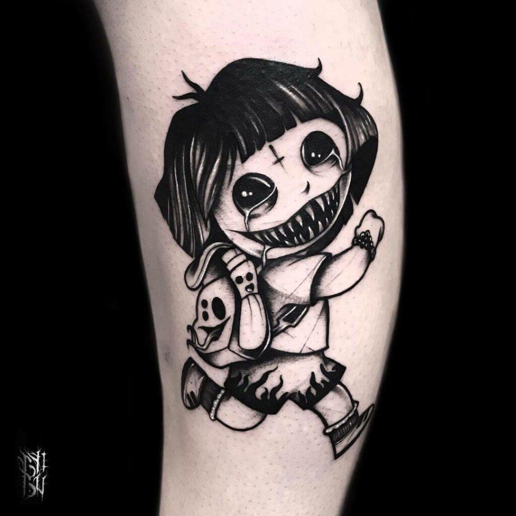 11+ Nickelodeon Tattoo Ideas That Will Blow Your Mind! 20 Devil 'Dora The Explorer' Tattoo