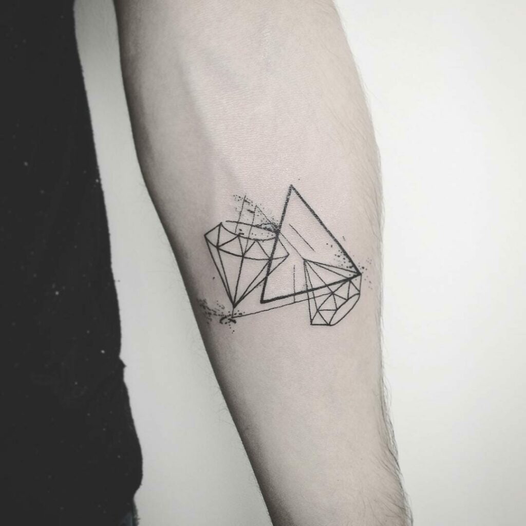 11+ Diamond Tattoo Drawing Ideas That Will Blow Your Mind 20 Diamond Tattoo Designs With Geometric Patterns