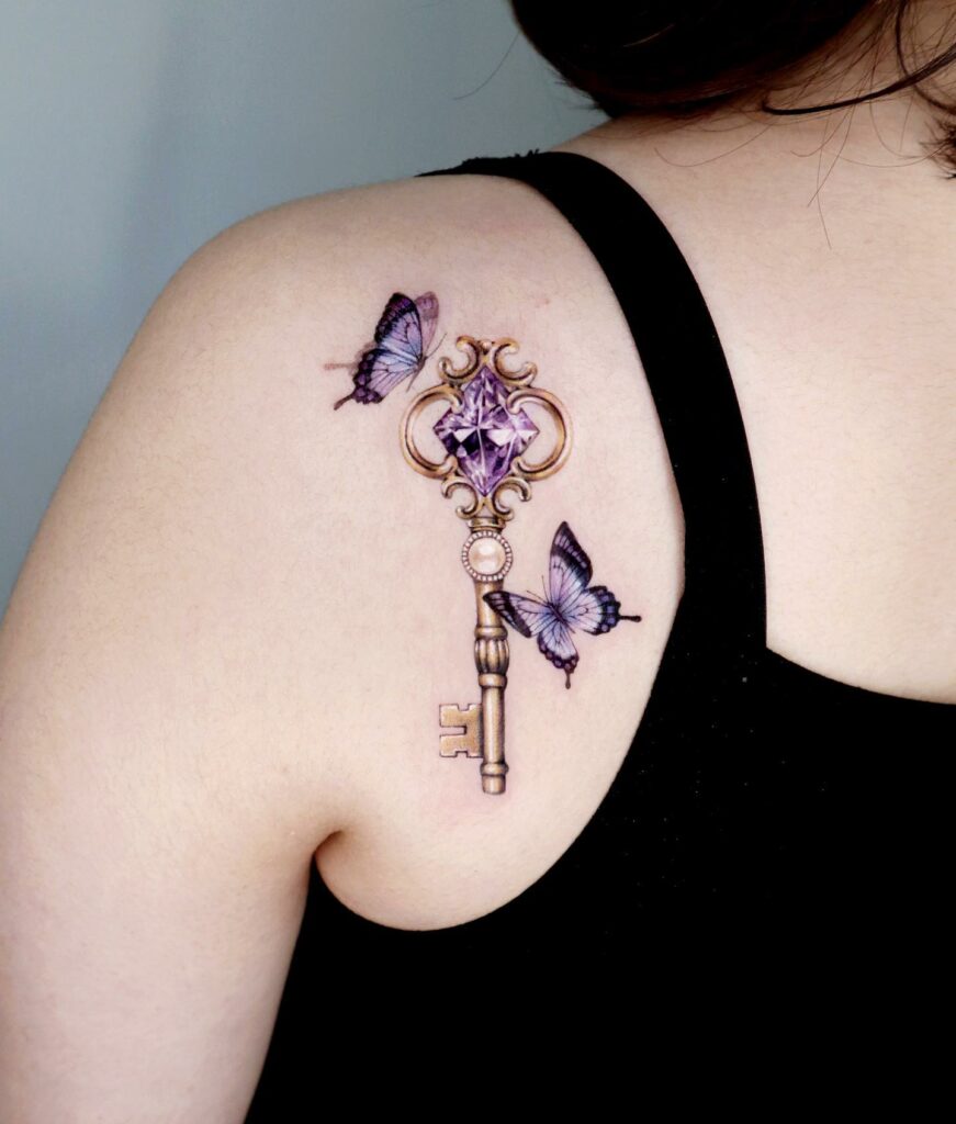 20+ Diamond Tattoo Ideas That Will Blow Your Mind! 26 Diamond Tattoos At The Back ideas