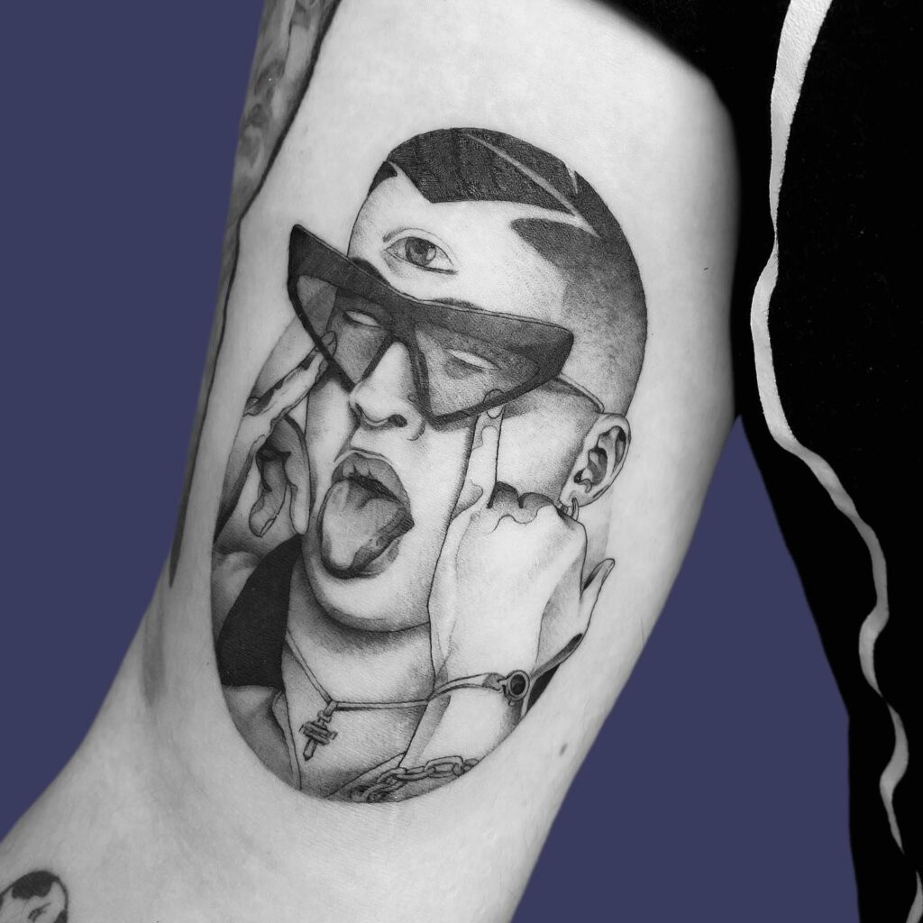 13+ Bad Bunny Tattoo Ideas To Inspire You! 19 Dippy Bad Bunny Tattoo